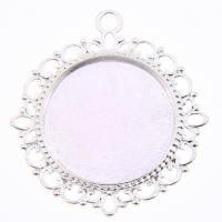 Zinc Alloy vedhæng Cabochon Setting, forgyldt, du kan DIY, flere farver til valg, nikkel, bly & cadmium fri, 20x35mm, Ca. 100pc'er/Bag, Solgt af Bag