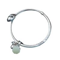 Brass Bangle platinum plated Adjustable & for woman original color Sold By PC