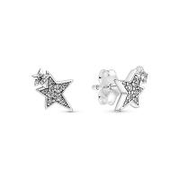 Cubic Zirconia micro pavimenta Sterling Silver Earring, 925 sterline d'argento, with cubico zircone, stili diversi per la scelta & per la donna, nessuno, 11x13mm, Venduto da PC