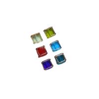 Handgewickelte Perlen, Lampwork, Quadrat, DIY, keine, 13x12mm, verkauft von PC