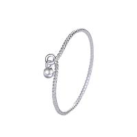 Sterling Silver Jewelry Finger Ring, 925 sterline d'argento, placcato platino, formato differente per scelta & per la donna, colore originale, Venduto da PC