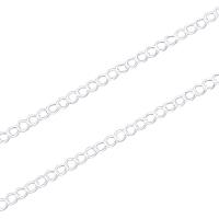 925 sterling zilver extender keten, geplatineerd, oorspronkelijke kleur, 2.50mm, Verkocht door m