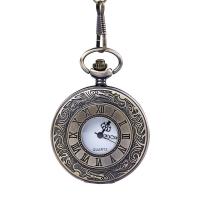 Muoti Pocket Watch, Sinkkiseos, päällystetty, vedenpitävä & Unisex, enemmän värejä valinta, 46x14mm, Pituus N. 16.73 tuuma, 10PC/erä, Myymät erä