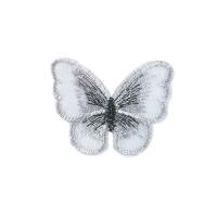 Syning -on Patch, Polyester, Butterfly, Broderi, du kan DIY & for kvinde, flere farver til valg, 50x37mm, Solgt af PC