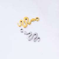 Stainless Steel Pendants 304 Stainless Steel Snake Vacuum Ion Plating DIY Sold By Bag