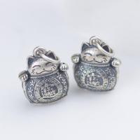 925 Sterling Silver κρεμαστό κόσμημα, 925 ασημένιο ασήμι, ασήμι, 15.20x12.20mm, Sold Με PC