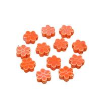 Udskrivning af porcelæn perler, Flower, håndlavet, du kan DIY, flere farver til valg, 15x5mm, 100pc'er/Bag, Solgt af Bag