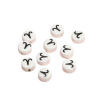 Printing Porcelain Beads Round handmade DIY 12mm Sold By Bag