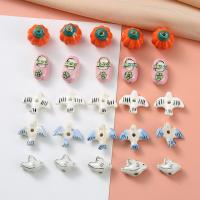 Printing Porcelain Beads handmade DIY Sold By Bag