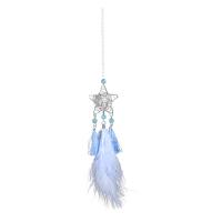 Mode Dreamcatcher, Veer, met Ijzer, Opknoping, meer kleuren voor de keuze, 300mm, Verkocht door PC