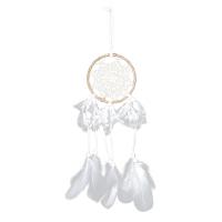 Mode Dreamcatcher, Veer, met Hennep, Opknoping & verschillende stijlen voor de keuze, 350mm, Verkocht door PC