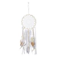 Mode Dreamcatcher, Veer, met Hout, Opknoping & verschillende stijlen voor de keuze, 410mm, Verkocht door PC