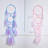 Fashion Dreamcatcher, Feder, mit Baumwollfaden & Eisen, handgemacht, Hängen, keine, 750mm, verkauft von PC