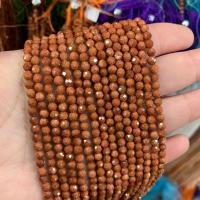 Goldstone Kraal, gepolijst, DIY & verschillende grootte voor keus, Per verkocht Ca 14.17 inch Strand