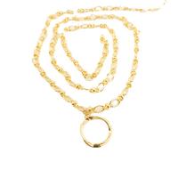 Mässing Dekorativa Chain, 18K guldpläterad, DIY, 5x7mm, 50varv/Lot, Säljs av Lot