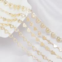 Brass Beading Chains plated DIY Sold By Lot