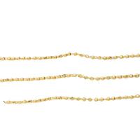 Brass Ukrasna Chain, Mesing, 18K pozlaćeno, možete DIY, 2mm, 10Yards/Lot, Prodano By Lot