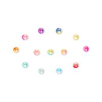 Perline in plastica ABS, Perle di plastica ABS, DIY, nessuno, 6mm, 100PC/borsa, Venduto da borsa