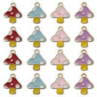 Zinc Alloy Enamel Pendants mushroom DIY nickel lead & cadmium free Sold By PC