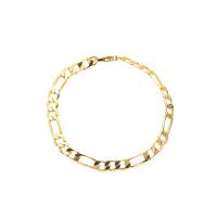 Pulseras de latón, metal, 18K chapado en oro, para mujer, longitud aproximado 6.69 Inch, Vendido por UD