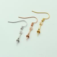 Brass Hook Earwire plated DIY 33mm Sold By Lot