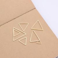 Mässing Länkning ring, Triangle, guldfärg pläterade, DIY & olika storlek för val, 20PC/Lot, Säljs av Lot