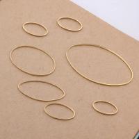 Messing Linking Ring, ellips, gold plated, DIY & verschillende grootte voor keus, 20pC's/Lot, Verkocht door Lot