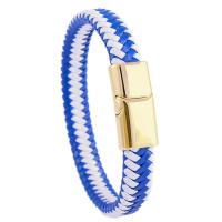 PU cavo bracciali, with lega in zinco, gioielli di moda & unisex, nessuno, Lunghezza Appross. 8.27 pollice, Venduto da PC