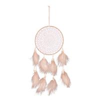 Fashion Dreamcatcher, Feder, mit Eisen, Hängen, 500mm, verkauft von PC