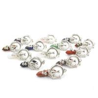 Gemstone Pendants Jewelry Zinc Alloy with Gemstone & Unisex nickel lead & cadmium free Sold By PC