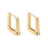 Ottone Leverback Orecchini, placcato color oro, stili diversi per la scelta & per la donna, oro, 12x12mm, Venduto da coppia