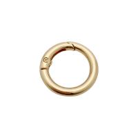 Zinc Alloy Spring Buckle Donut gold color plated DIY nickel lead & cadmium free Sold By PC