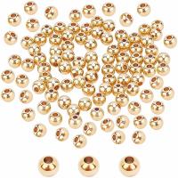 Copper Coated plastic kralen, plated, DIY, gouden, 6mm, 100pC's/Bag, Verkocht door Bag