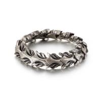 Titanium Staal Armband, verschillende stijlen voor de keuze & voor de mens, oorspronkelijke kleur, 17mm, Lengte Ca 8.66 inch, Verkocht door PC