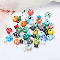 Evil Eye Lampwork Beads Fish handmade DIY Sold By Bag