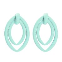 Lo zinco in lega Stud Earring, lega in zinco, pittura, gioielli di moda & per la donna, nessuno, 55x35mm, Venduto da coppia