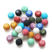 Ronde kristal kralen, moffelen vernis, DIY & frosted, meer kleuren voor de keuze, 8mm, Ca 100pC's/Strand, Verkocht door Strand