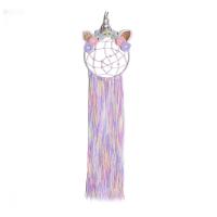 Mode Dreamcatcher, Ijzer, met Caddice, Opknoping, multi-gekleurde, nikkel, lood en cadmium vrij, 200x560mm, Verkocht door PC