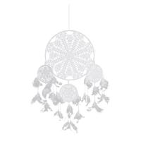 Mode Dreamcatcher, Veer, met Ijzer, Opknoping, meer kleuren voor de keuze, 600mm, Verkocht door PC