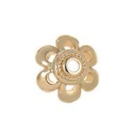 Brass Χάντρα Cap, Ορείχαλκος, με Cubic Zirconia, 14Κ επίχρυσο, DIY & διαφορετικά στυλ για την επιλογή, περισσότερα χρώματα για την επιλογή, νικέλιο, μόλυβδο και κάδμιο ελεύθεροι, Sold Με PC