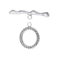 Cruach dhosmálta Toggle Clasp, 316 Cruach dhosmálta, DIY, dath bunaidh, 28x6mm,14x17mm, Poll:Thart 1mm, Díolta De réir PC