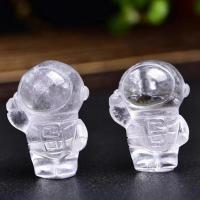 Quartz Gemstone Pendants Clear Quartz Astronaut Unisex clear Sold By PC