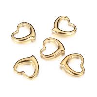 Stainless Steel Heart Pendants 304 Stainless Steel Vacuum Ion Plating Unisex & hollow golden Sold By PC