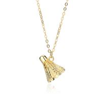 Collane d'argento sterlina, 925 argento sterlina, with 1.96 inch extender chain, Badminton, placcato, per la donna, nessuno, 14x12mm, Lunghezza Appross. 17.72 pollice, Venduto da PC