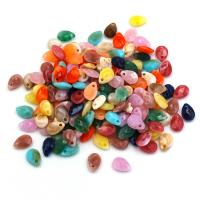 Akryl Bead, Dropp, DIY, blandade färger, 7x10mm, Ca 3400PC/Bag, Säljs av Bag