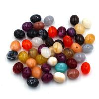 Acrylic Beads Oval DIY mixed colors Sold By Bag