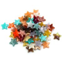 Acrylic Beads Star DIY mixed colors Sold By Bag