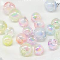 Miracle Acrylic Beads Round DIY mixed colors Approx Sold By Bag