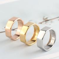 Titanium Steel Finger Ring plated & for woman Sold By PC