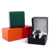 Watch Jewelry Box PU Leather Square durable Sold By PC